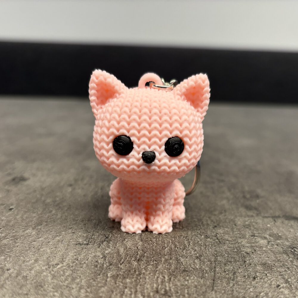 Katze im Strickmuster